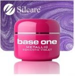 metallic 42 Romantic Violet base one żel kolorowy gel kolor SILCARE 5 g
